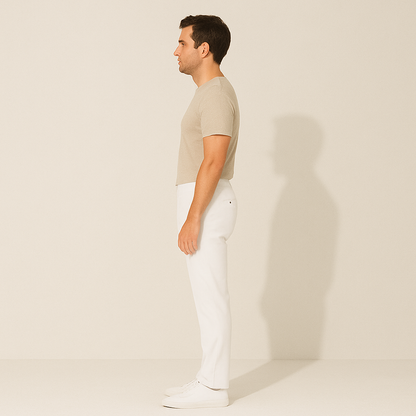 Men's Classic Chino Pants White