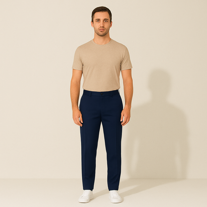 Men's Classic Chino Pants Navy Blue