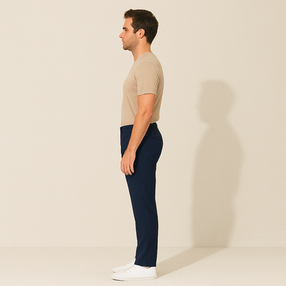 Men's Classic Chino Pants Navy Blue