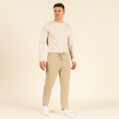 Men's Classic Chino Pants Brown Cotton