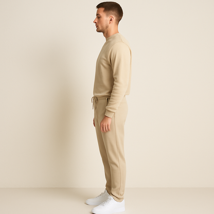 Men's Classic Chino Pants Brown Cotton