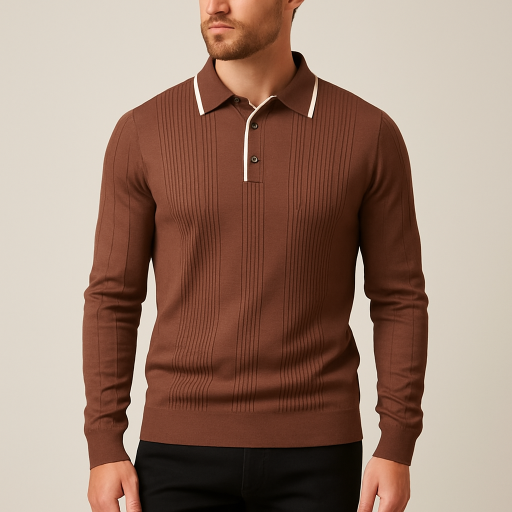 Aldwych Men's Knit Polo Shirt
