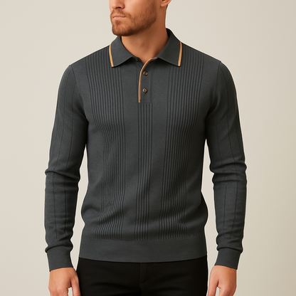 Aldwych Men's Knit Polo Shirt