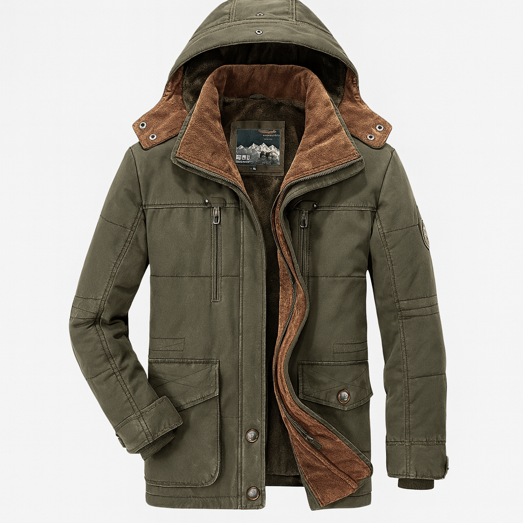 Men's Waterproof Winter Jacket Warm Breathable - VibreMode