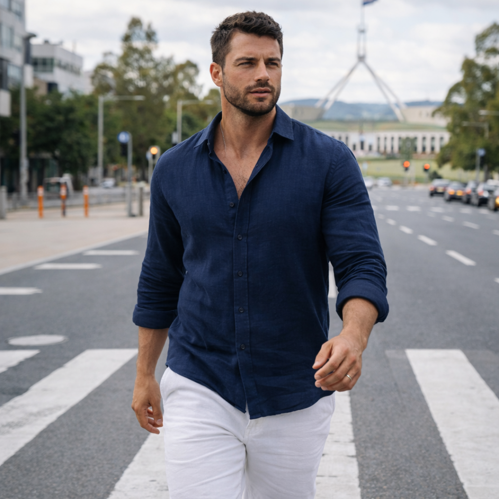 Men's Linen Casual Shirt Everyday Comfort