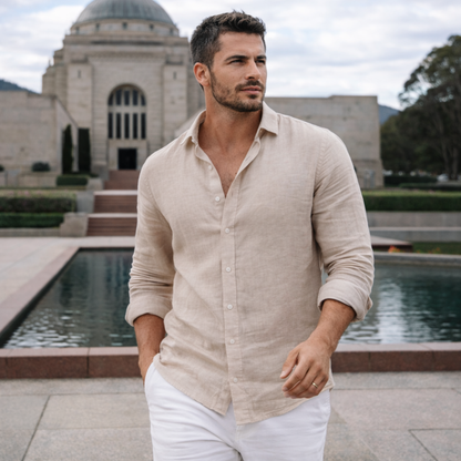 Men's Linen Casual Shirt Everyday Comfort