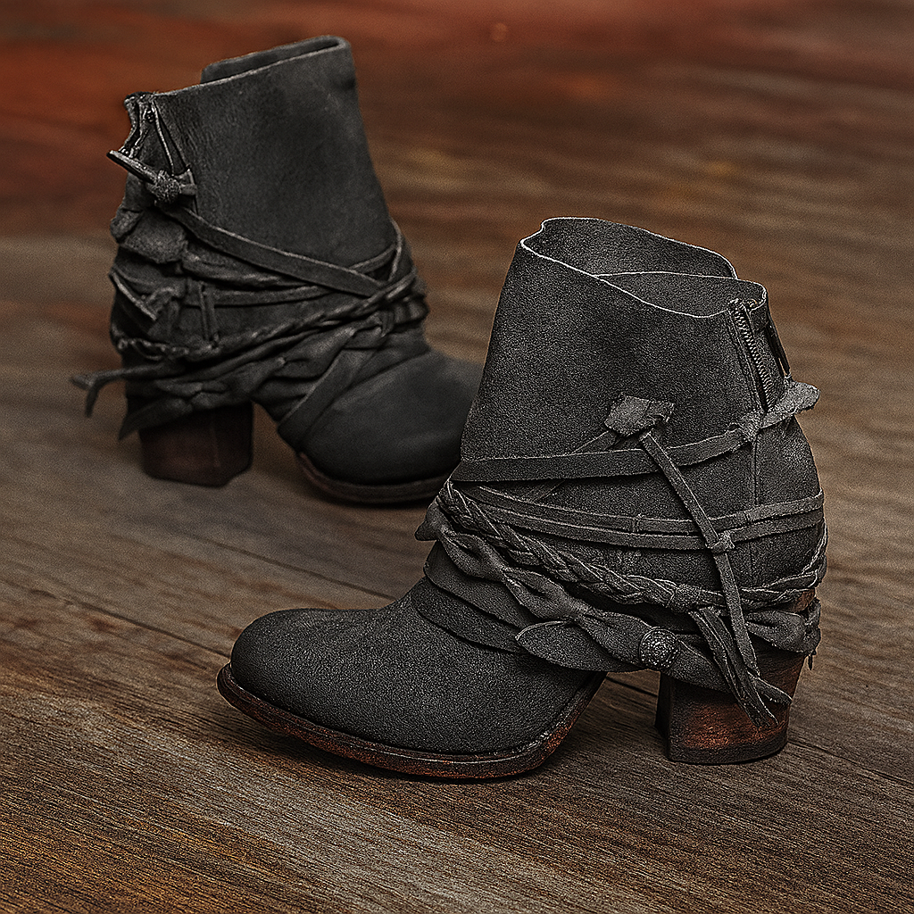 Harper | Chic Low Heel Ankle Boots for Women - VibreMode