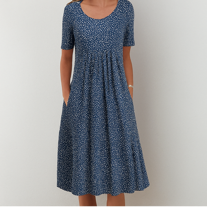 Women's Floral Ruffle Summer Dress