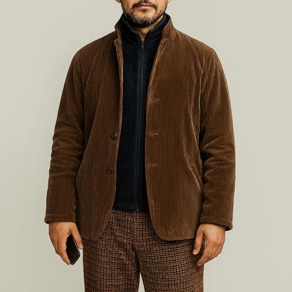 Mens Casual Solid Jacket