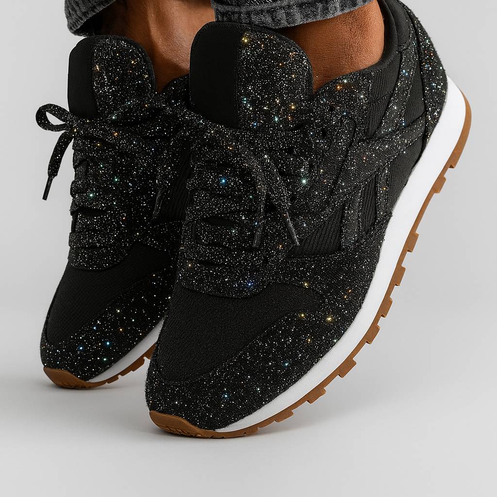 Women's Glitter Sneakers Chunky