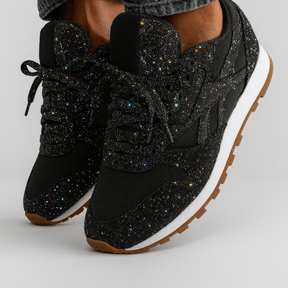 Women's Glitter Sneakers Chunky