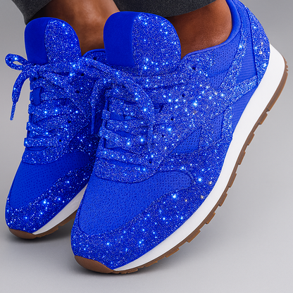 Women's Glitter Sneakers Chunky