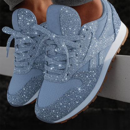Women's Glitter Sneakers Chunky