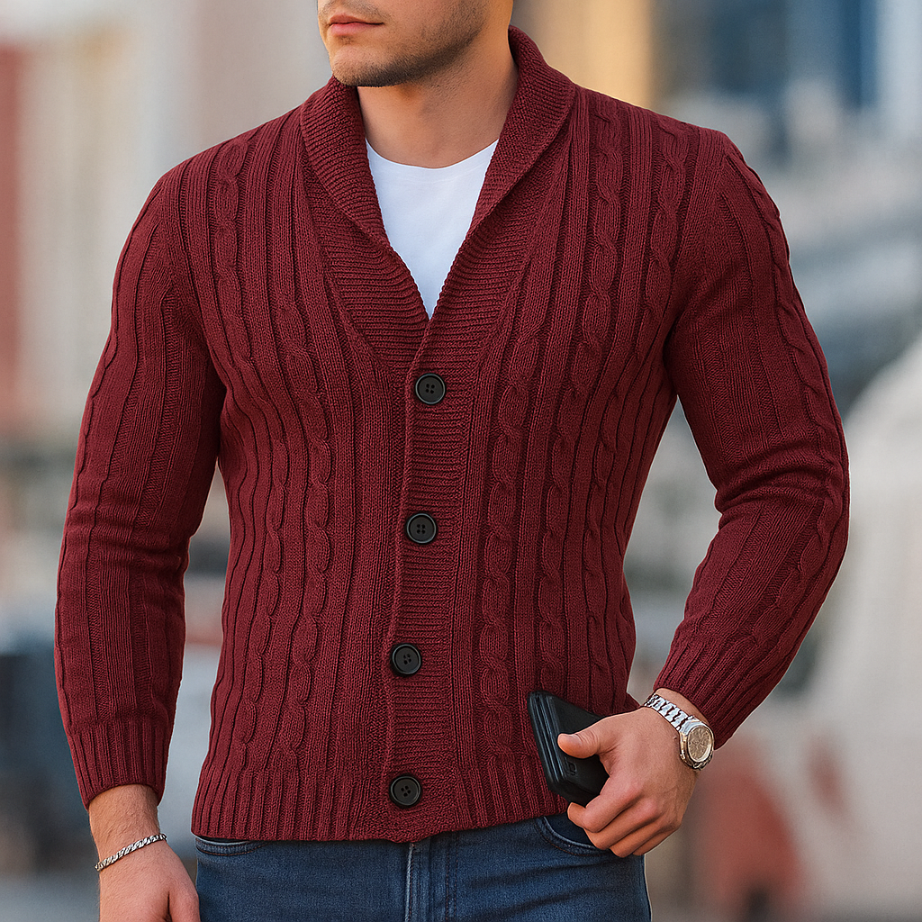 Men's Classic Knitted Cardigan