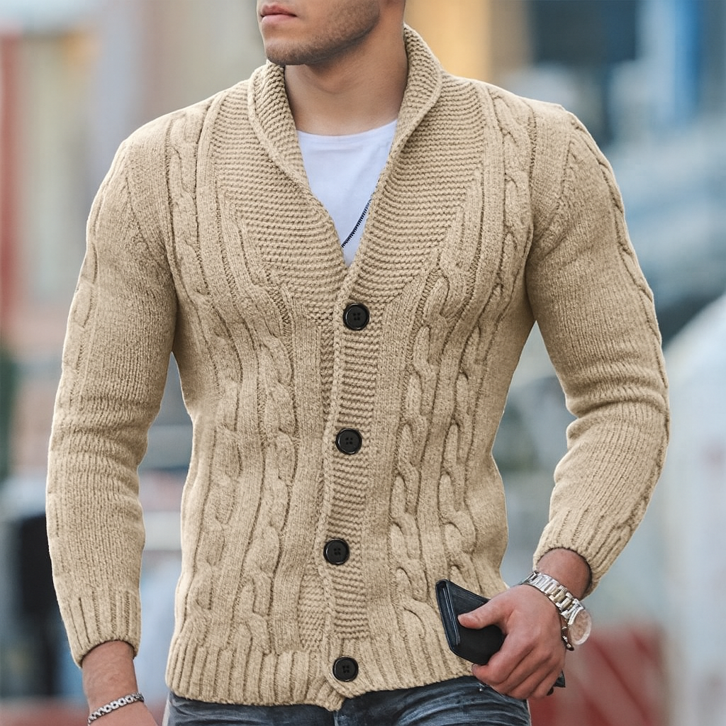Men's Classic Knitted Cardigan - VibreMode