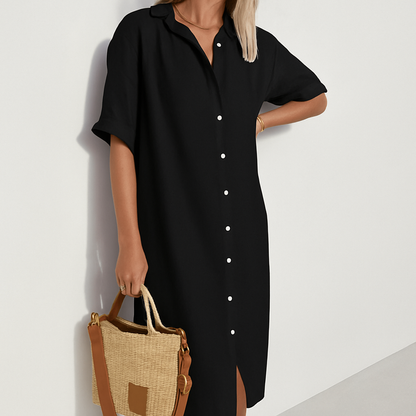 Women's Linen Shirt Dress