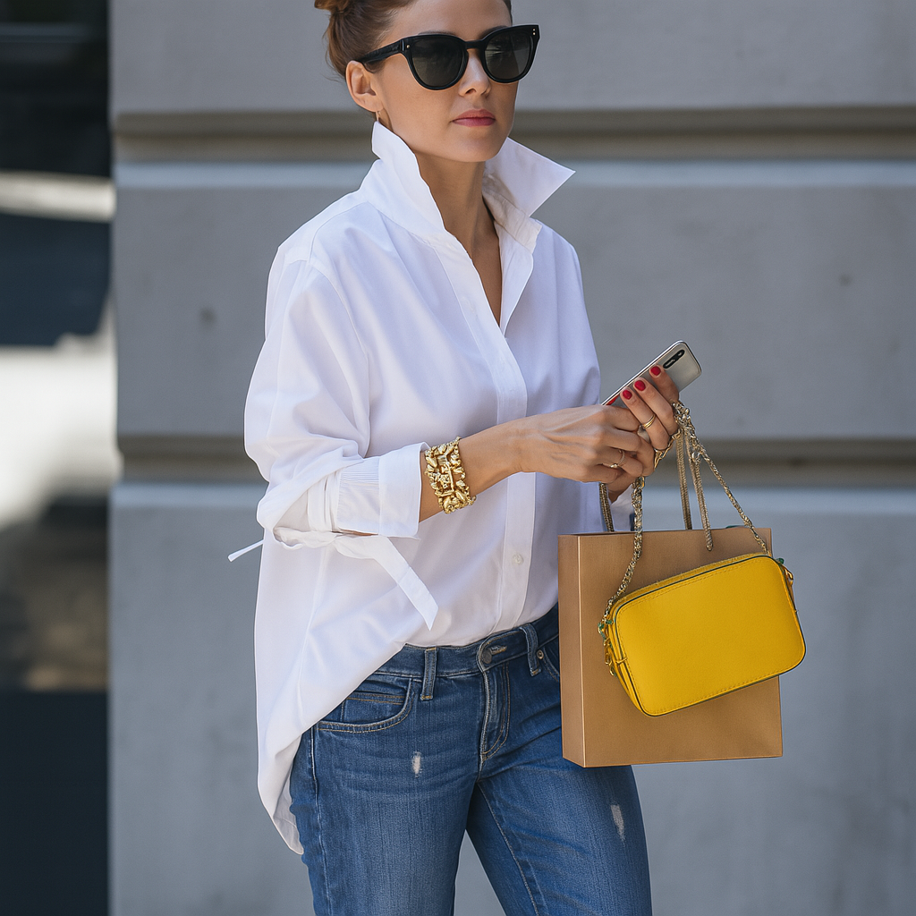 Women's Elegant Silk Blouse - VibreMode