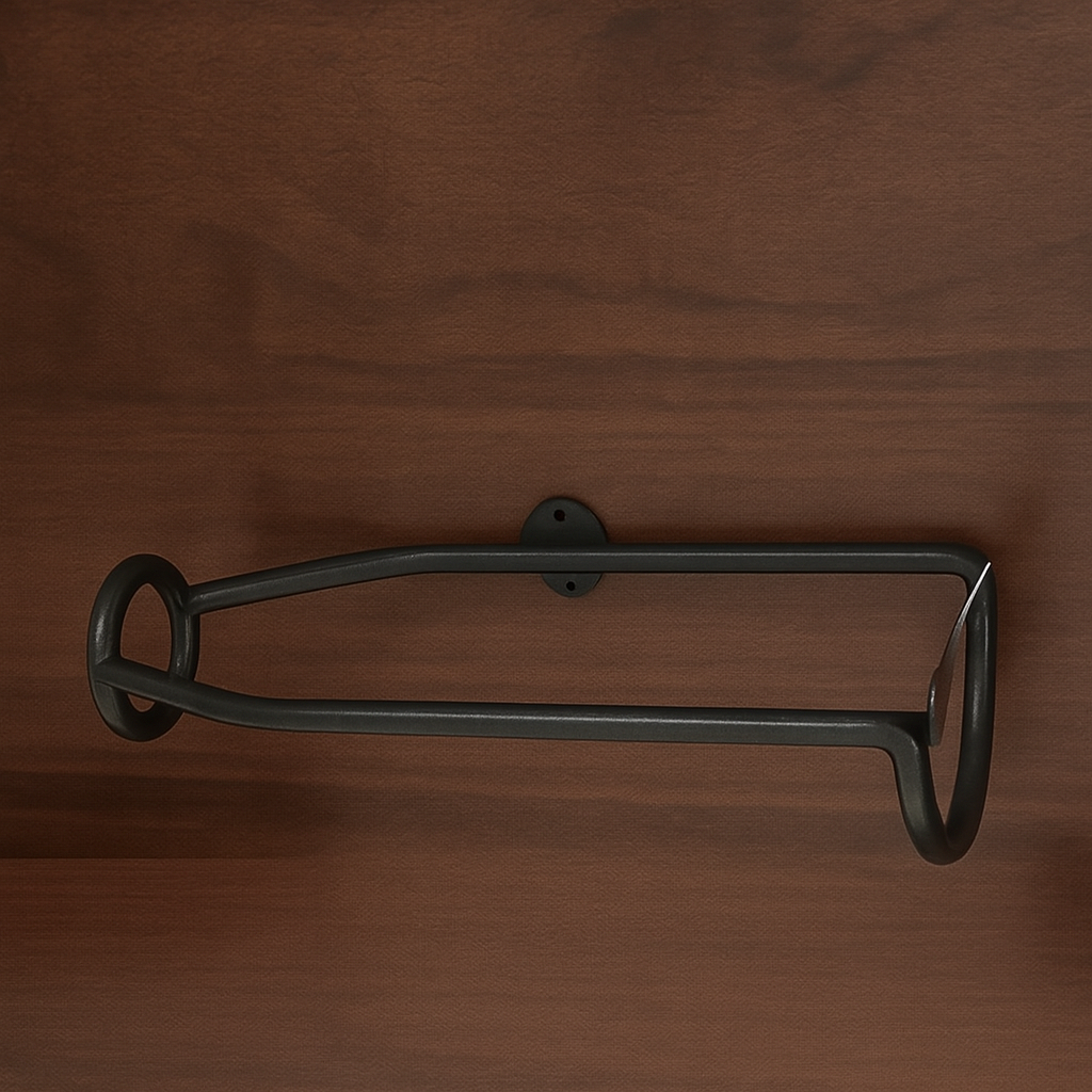 Wall Mounted Wine Rack 5 Piece Iron Storage