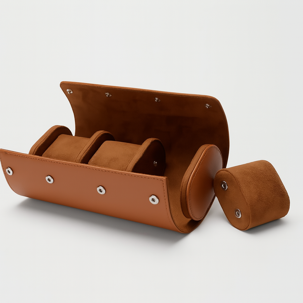 Watch Organizer Triple Slot Snap Closure
