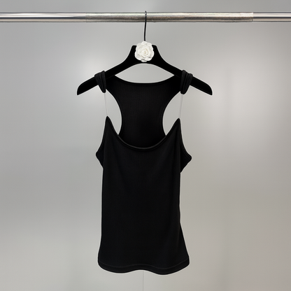 Women's Ribbed Tank Invisible Strap
