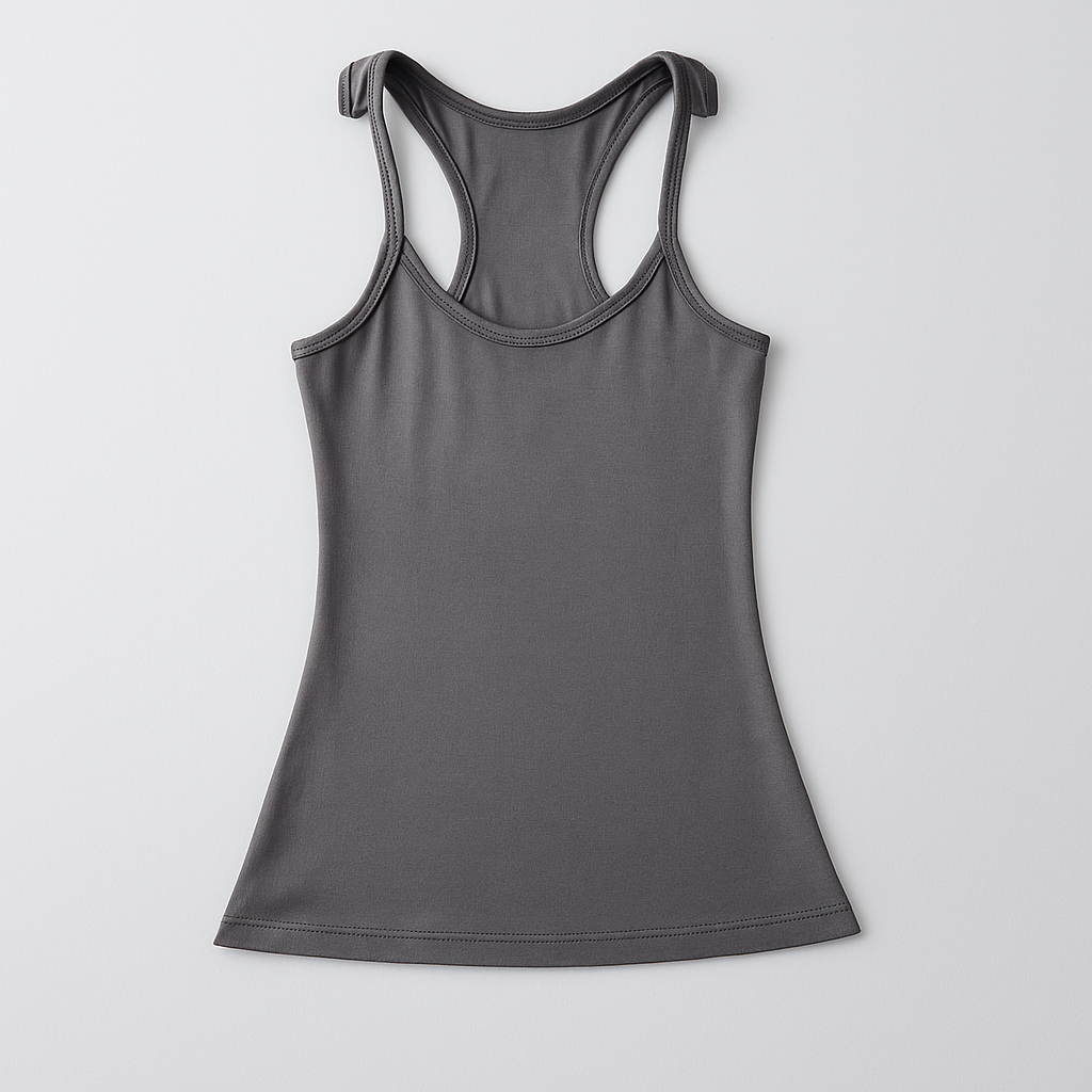 Women's Ribbed Tank Invisible Strap