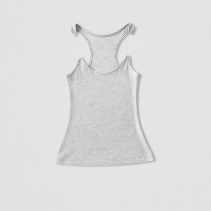 Women's Ribbed Tank Invisible Strap