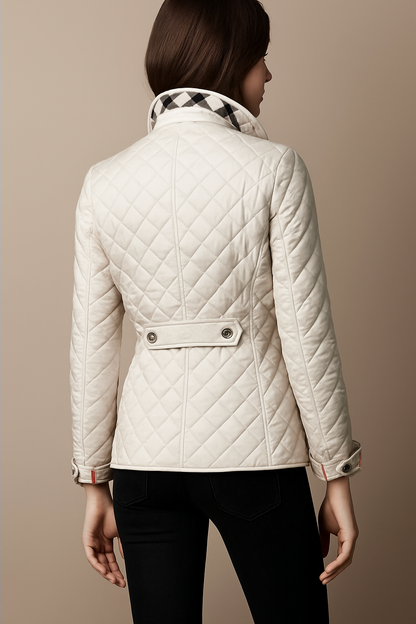 Women's Quilted Button Jacket