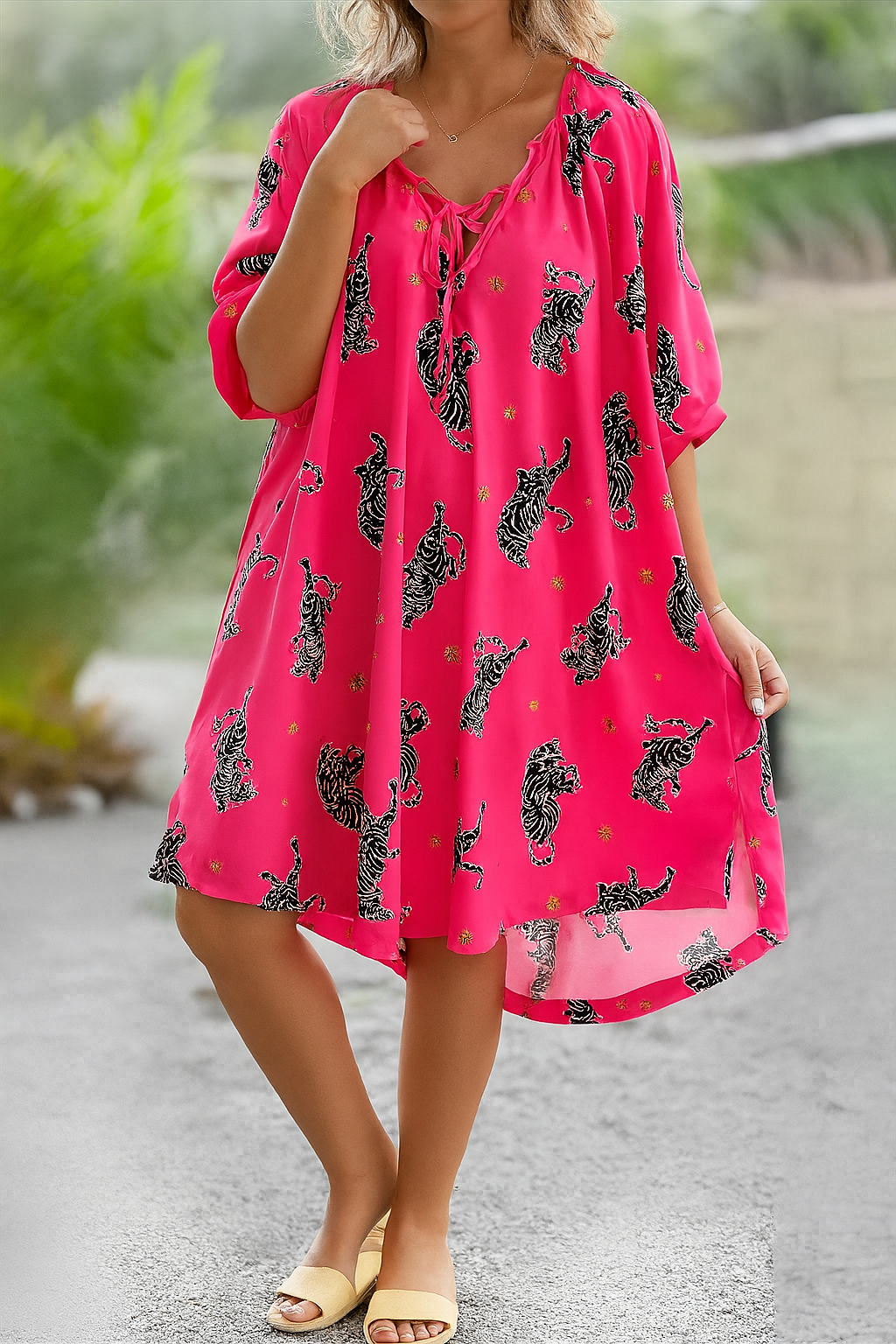 Chic Floral Sundress - VibreMode