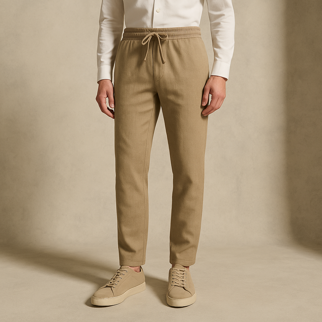 Men's Linen Pants Casual Summer Fit