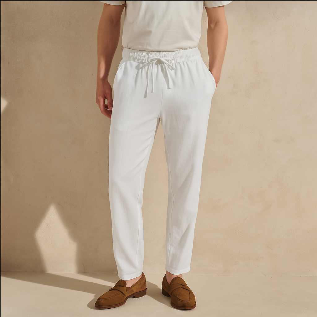 Men's Linen Pants Casual Summer Fit
