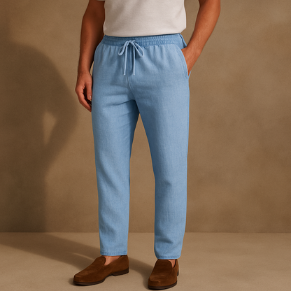 Men's Linen Pants Casual Summer Fit
