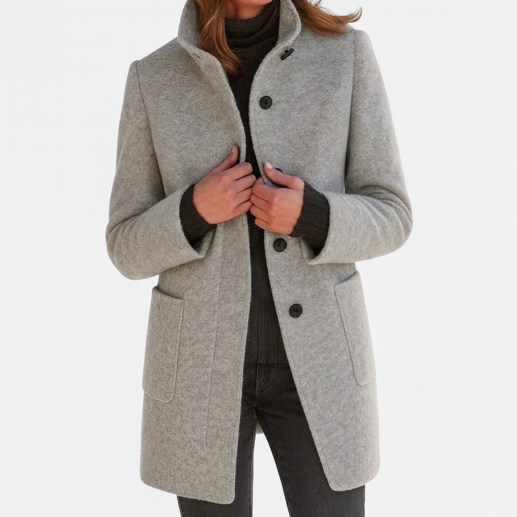Classic Ladies Winter Coat - VibreMode