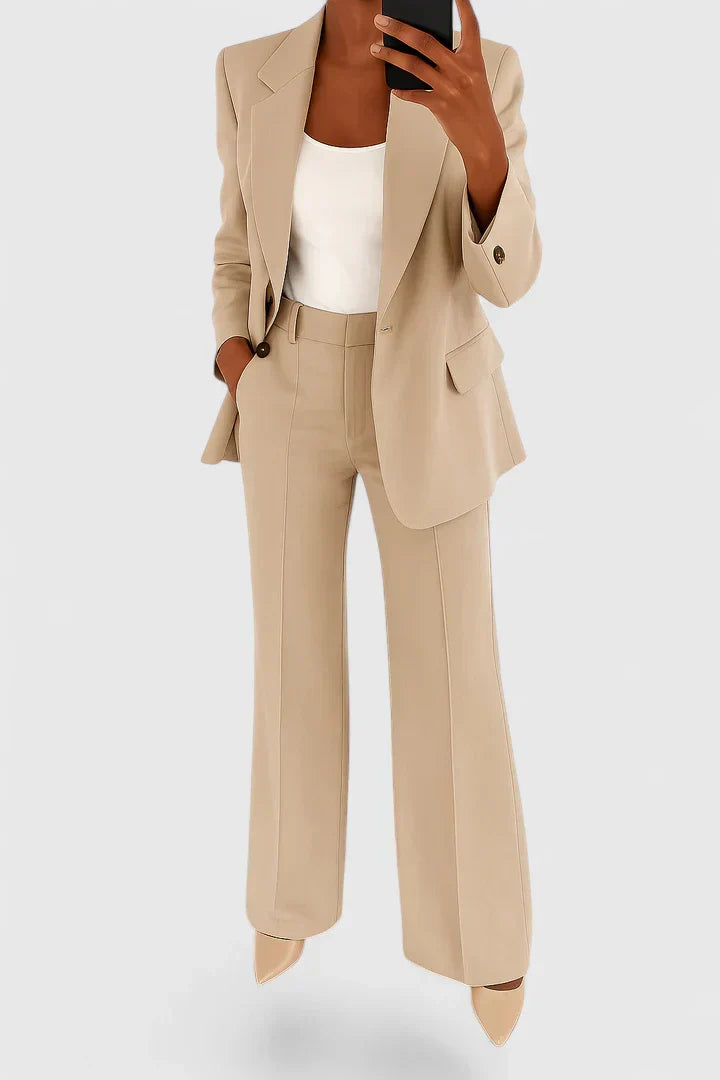 Classic Women's Fit Blazer Pants Suit