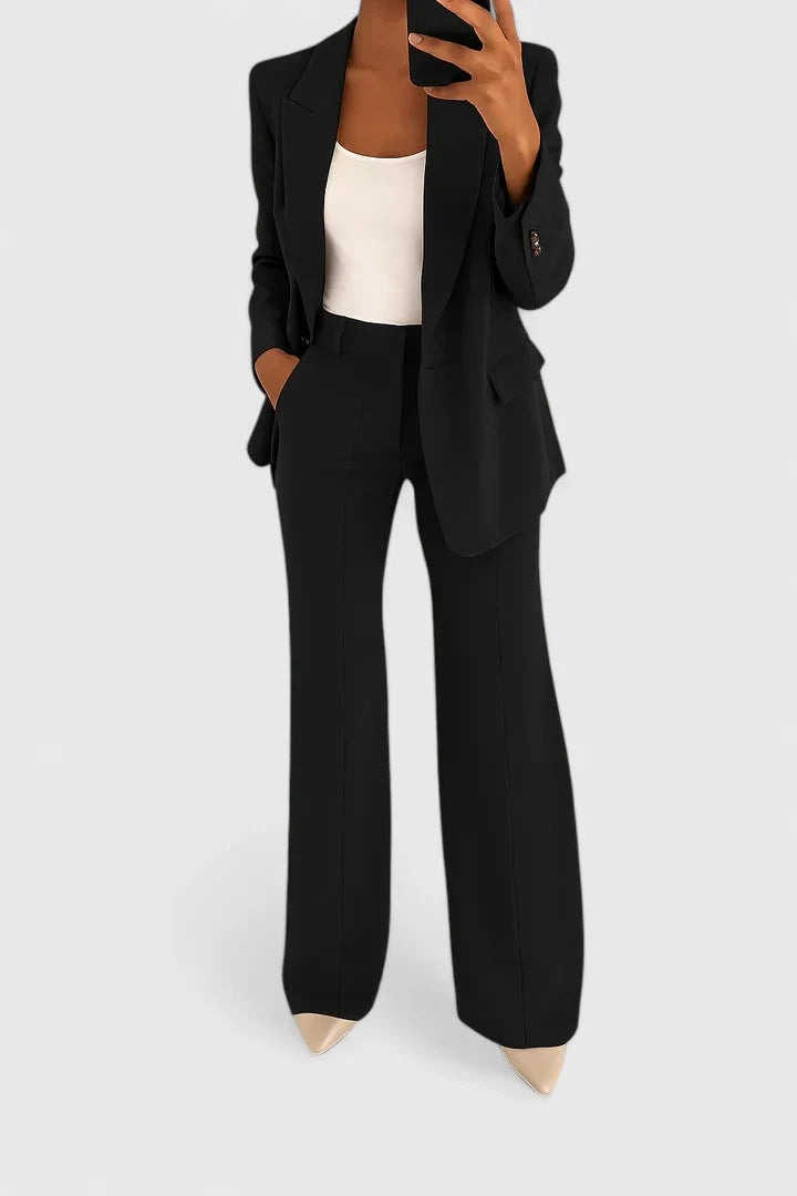 Classic Women's Fit Blazer Pants Suit - VibreMode