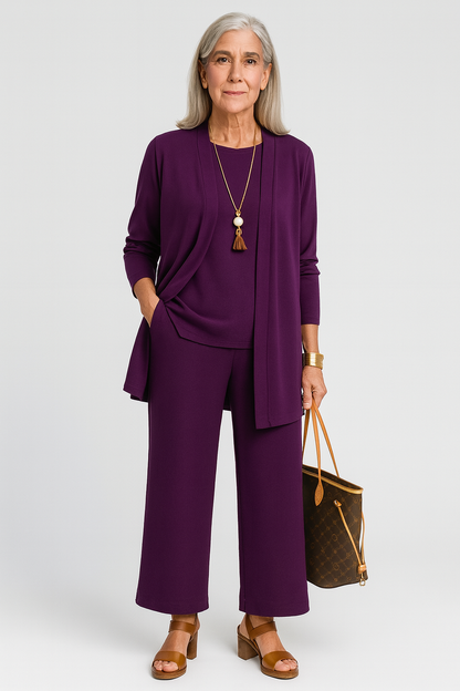 Comfy 3-Piece Cardigan Set for Women