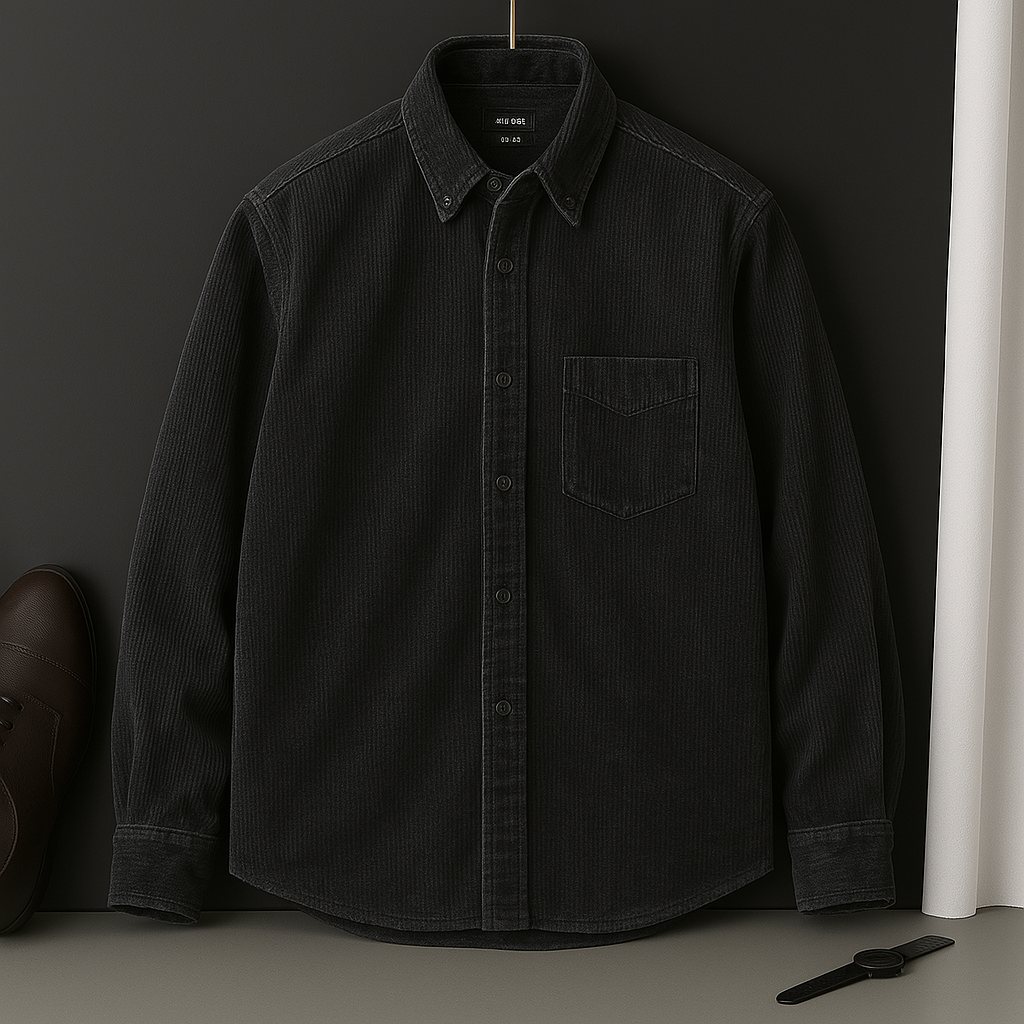 Leonardo Ultra-Soft Corduroy Shirt - Sydney Fraiser