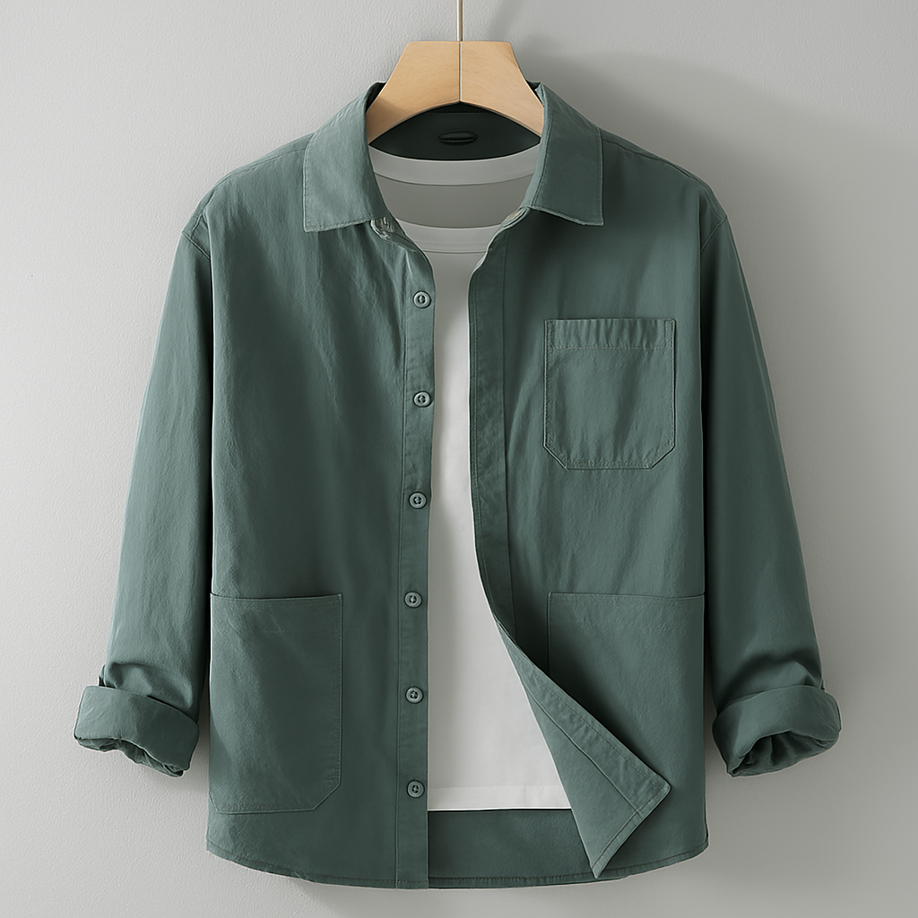 Pure Cotton Casual Button Down Shirt