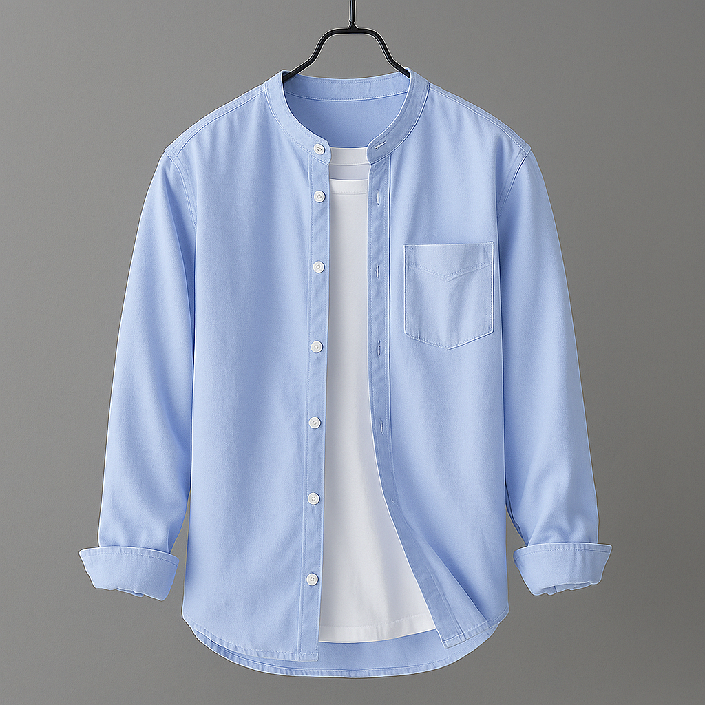 Classic Pure Cotton Button Shirt - VibreMode