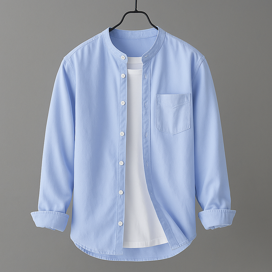 Classic Pure Cotton Button Shirt - VibreMode