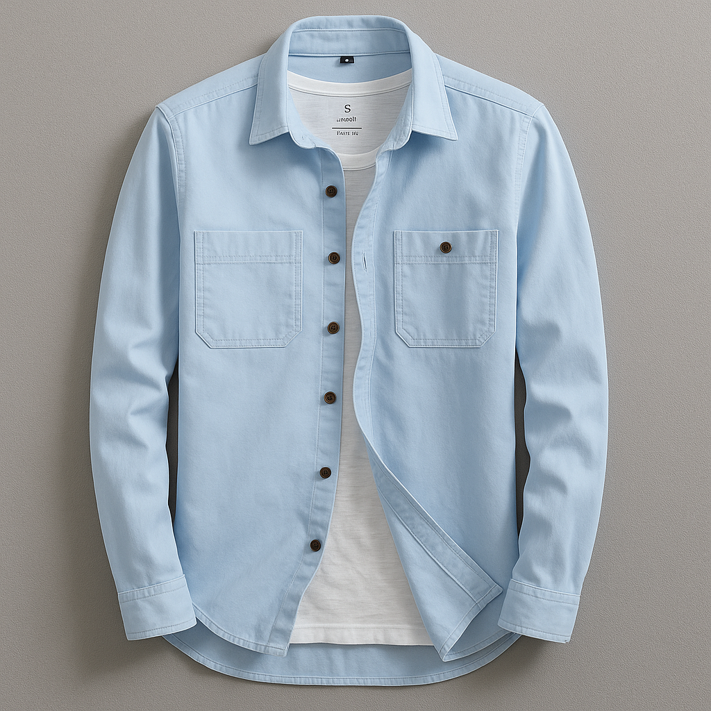 Pure Cotton Casual Button Shirt