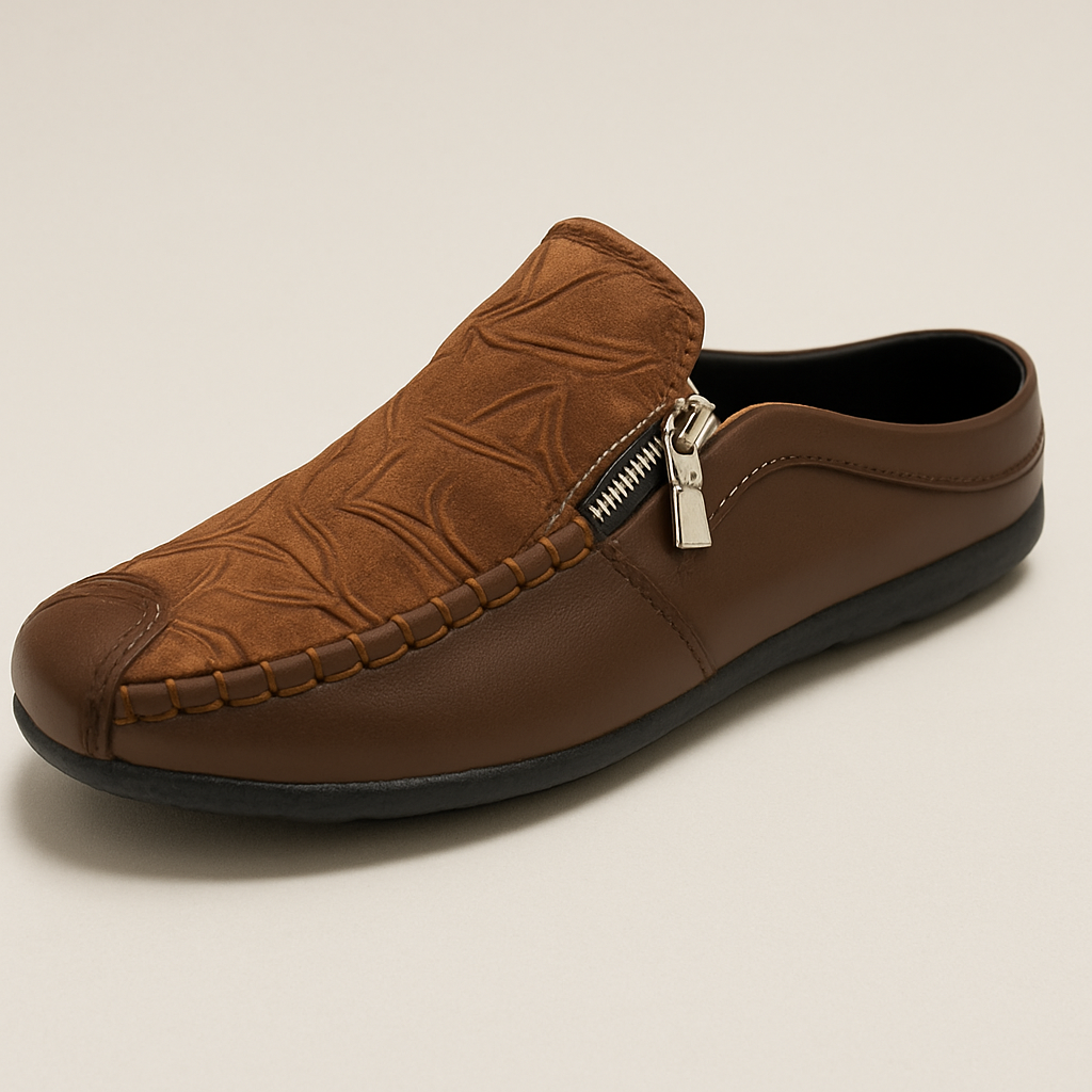 Men's Leather Loafers Slip-On Comfortable