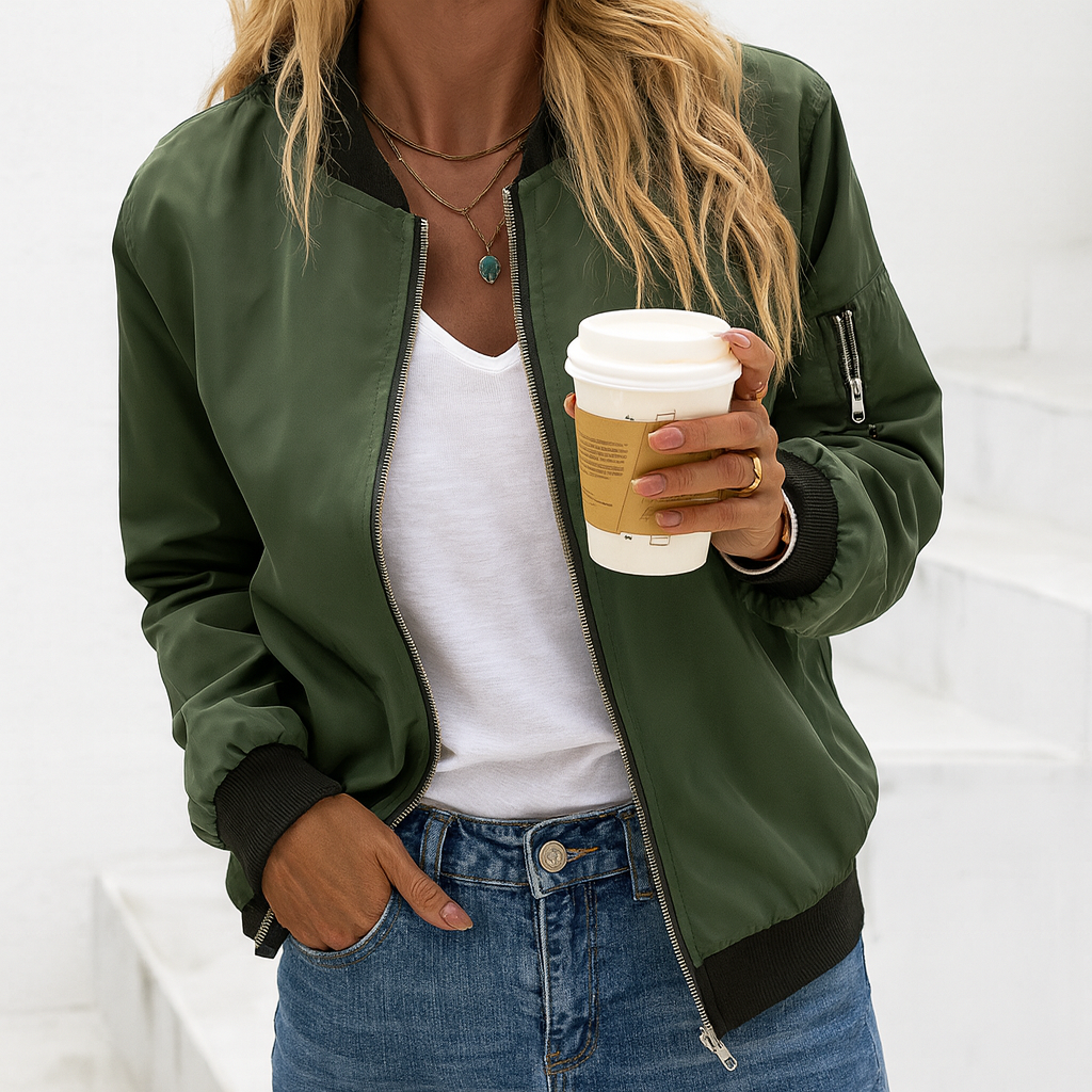 Women's Classic Bomber Jacket