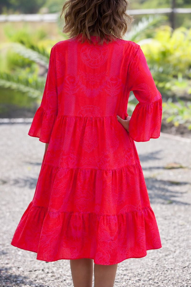 Women's Boho Flowy Maxi Dress Loose Fit
