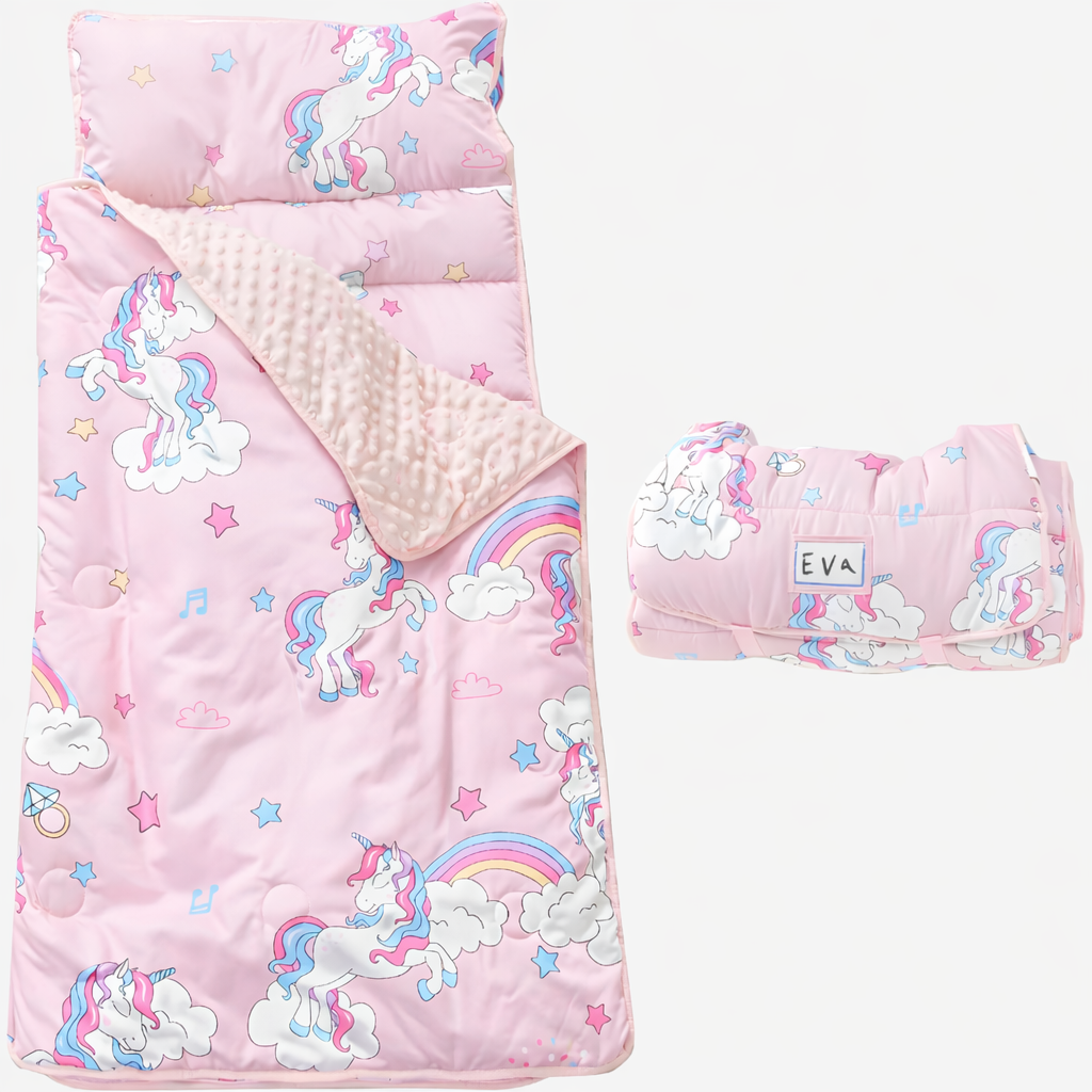 Toddler Nap Mat with Pillow and Blanket - VibreMode