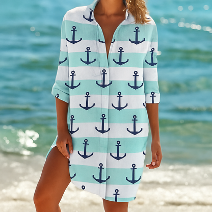Women's Flowy Short Dress Lightweight Fabric