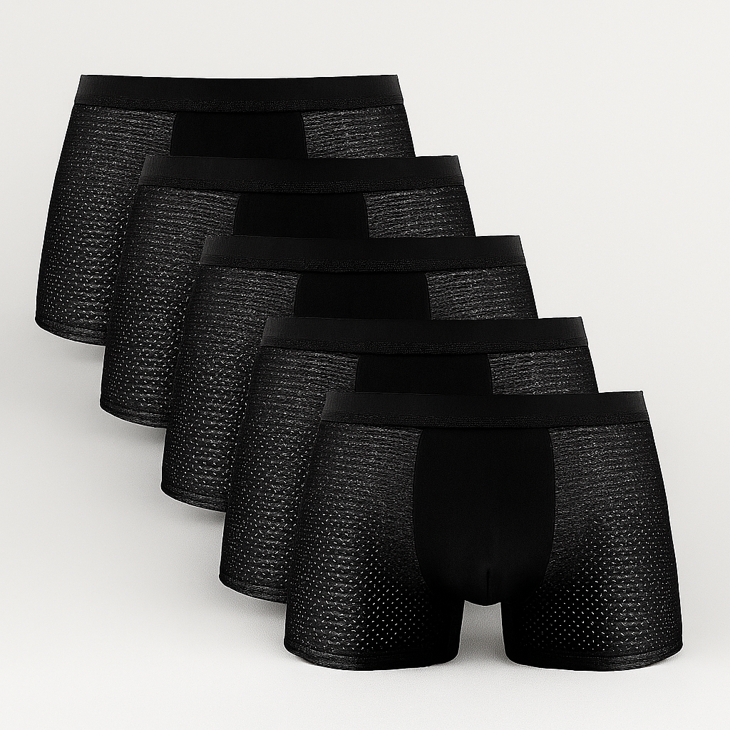 Men's Mesh Boxer Shorts 5 Pack