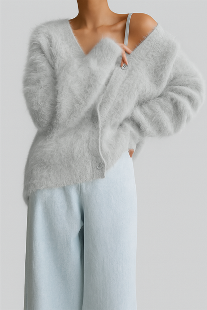Women's Fine Wool Cardigan - VibreMode