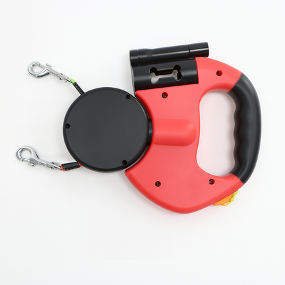 Retractable Dog Leash 360° Rotation Dual Handle