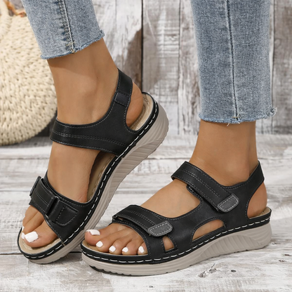 Comfortable Women's Supportive Adjustable Sandals - VibreMode