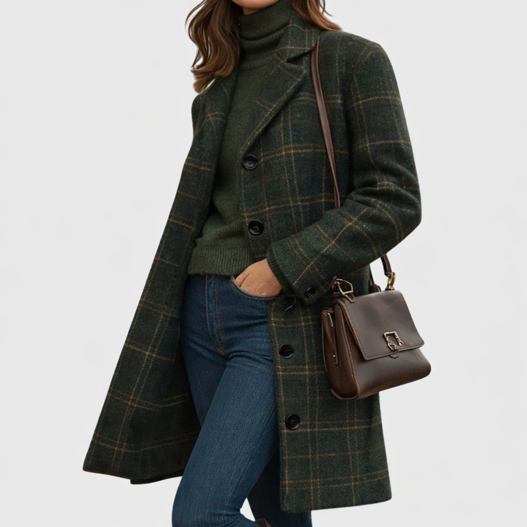 Mariza | Cozy Wool-Blend Winter Coat - VibreMode